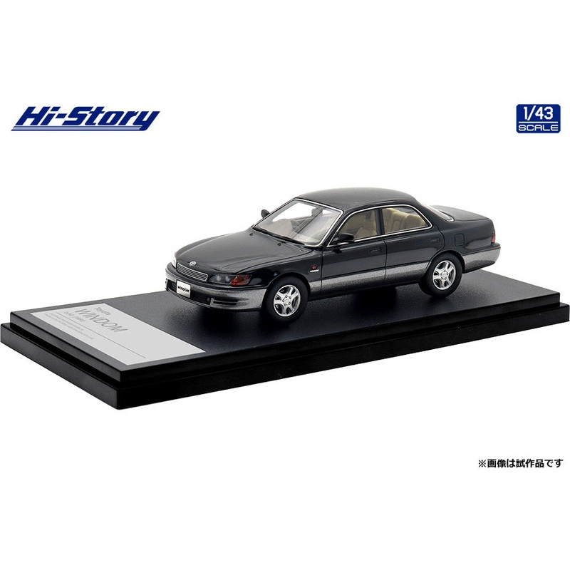 [ Back-order ] Hi-Story HS466BK 1:43 Toyota WINDOM 3.0G 1991 Black Toning G resin model car