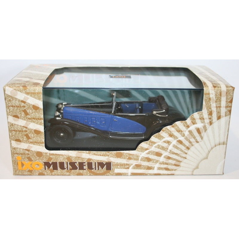 Ixo 1/43 Scale – MUS046 – Delage D8SS Fernandez Darrin 1932 – Blue / Black