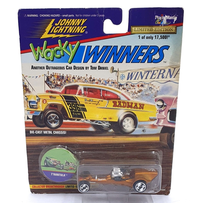 Johnny Lightning 1/64 Scale 301-02 – Wacky Winners T’rantula – Orange