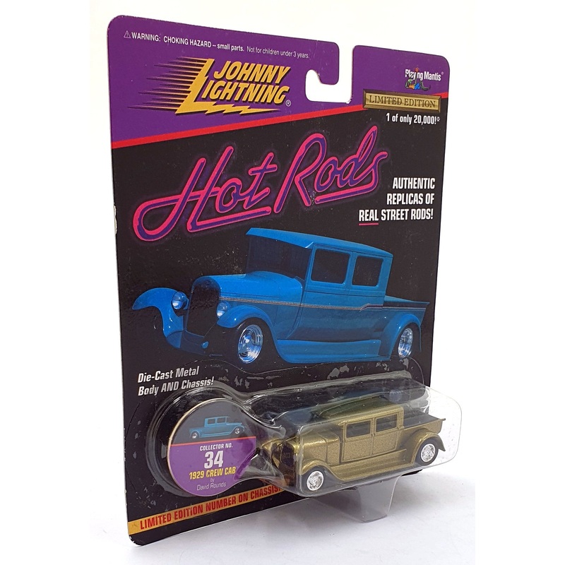 Johnny Lightning 1/64 Scale 441-02 Hot Rods Collector #34 1929 Crew Cab