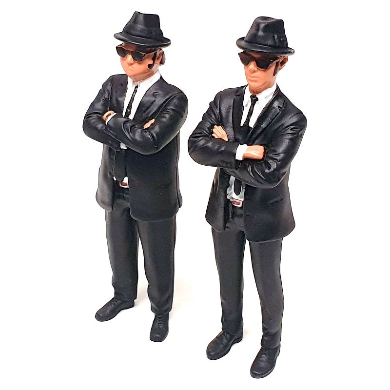 KK Scale 1/18 Scale Figure Set KKFIG009 – Jake & Elwood The Blues Brothers