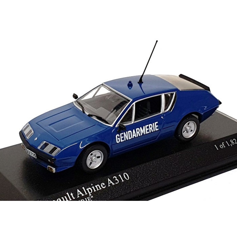 Minichamps 1/43 Scale 400 113590 – Renault Alpine A310 Gendarmerie – Blue