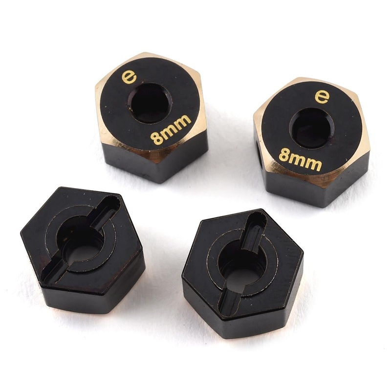 Samix Element Enduro Brass Hex Adapter (Black) (4) (8mm) – SAMEND-4063- 8