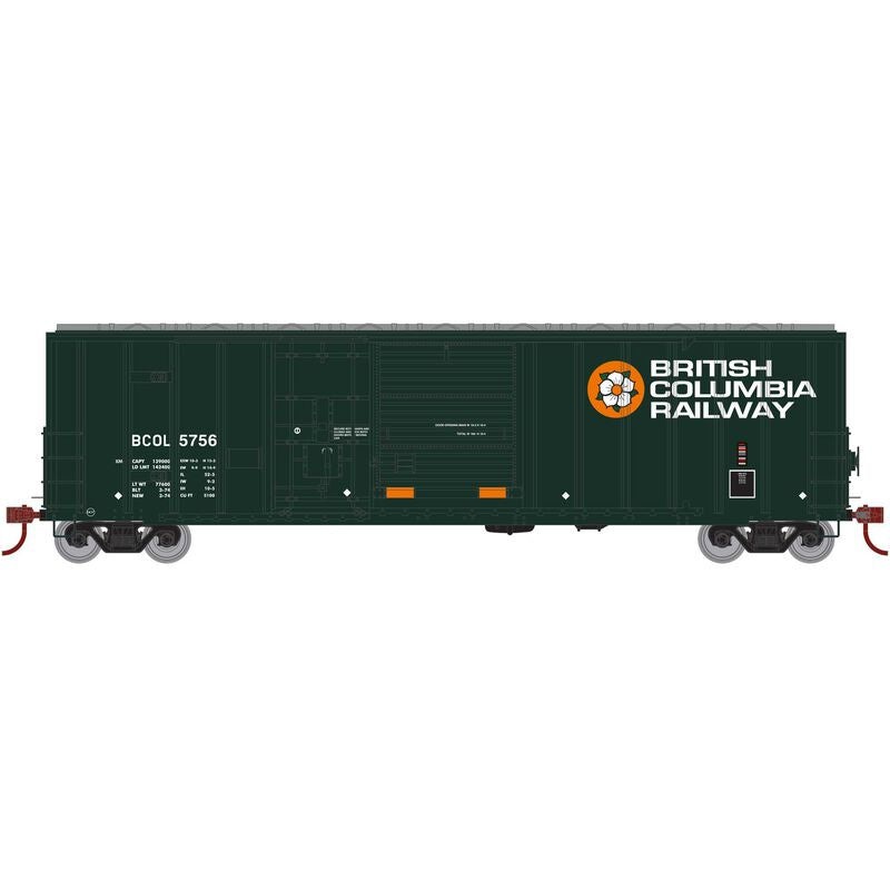 50′ FMC Exerior Post Combination Door Box Car BC Rail #5477 (N)