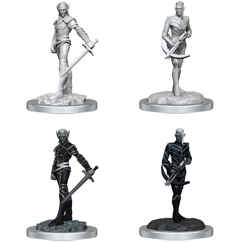 D&D Unpainted Minis – Drow Fighters 90525