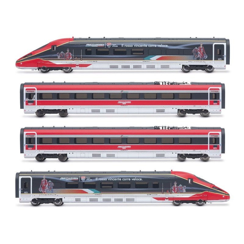 DCC + Sound Electric multiple unit Frecciarossa 1000 Ducati FS Trenitalia Ep. VI 4-car