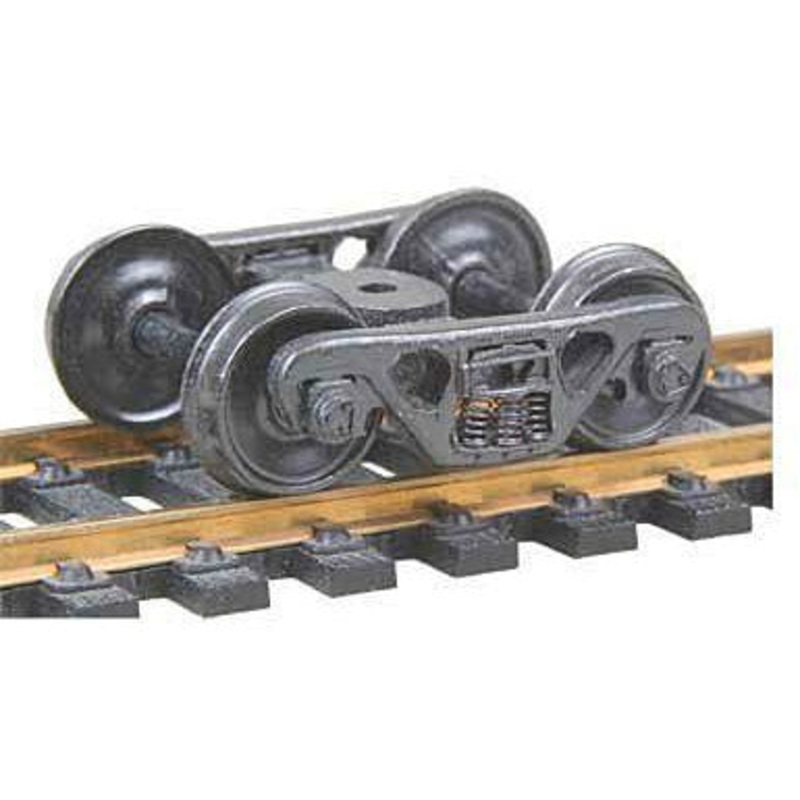 Kadee A.S.F.(R) 100-Ton Roller Bearing Fully Sprung Metal Wheels and Fittings — Code 110 (.110) 36 Smooth-Back RP-25 Wheels 1 Pair