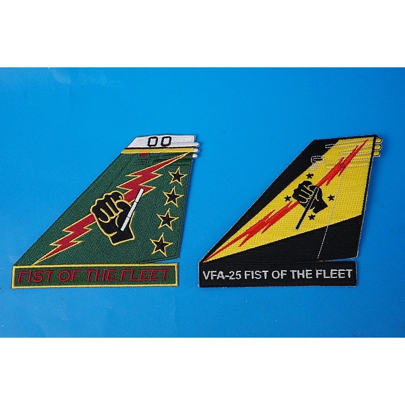 Patch USN CVW-5 VFA-27 ROYAL MACES Vertical Stabilizer Patch 2Set without hook and loop