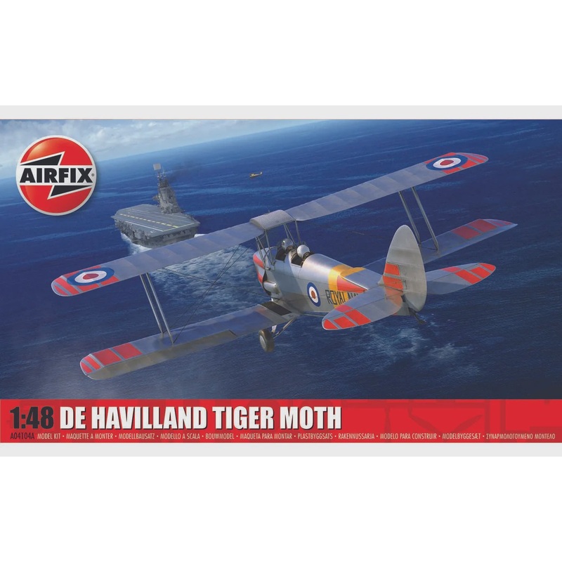 De Havilland Tiger Moth 1/48 #04104A by Airfix
