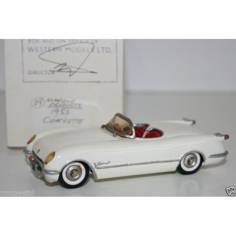 WESTERN MODELS MIKE STEPHENS 1st PROTOTYPE MODEL – MARQUE PRODUCTS 1953 CORVETTE