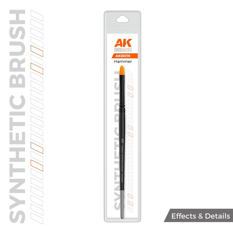 AK Interactive Synthetic Brush Hammer – AK-B019