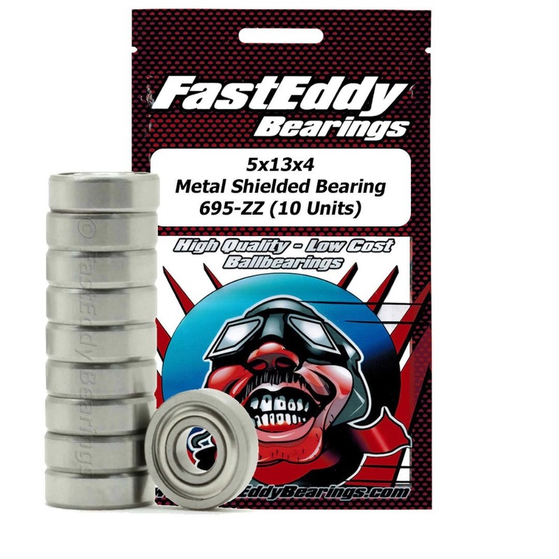 Fast Eddy 5x13x4 Metal Shielded Bearing 695-ZZ (10) – TFE402