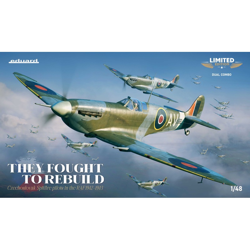 Spitfire Mk.Vb They Fought to Rebuild Dual Combo Limited Edition 1/48 #11180 by Eduard