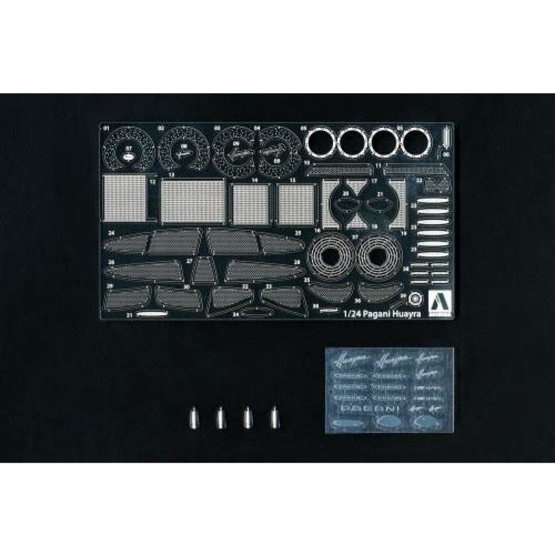 The Tuned Parts Series – Light Bar Patrol Car Parts C 1/24 Model Car Kit #58077 by Aoshima