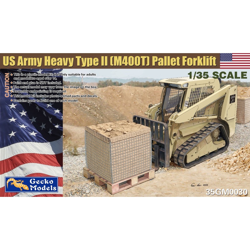 US Army Heavy Type II (M400T) Pallet Forklifts 1/35 #35GM0030 by Gecko