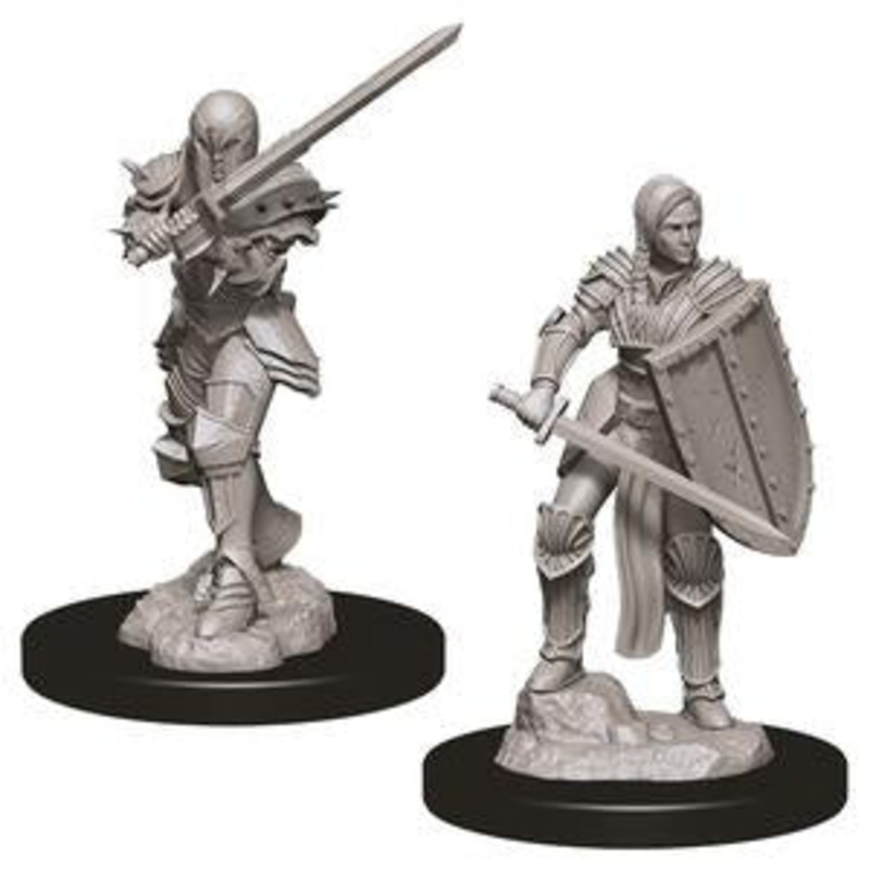D&D Unpainted Mini – Female Human Fighter 73705