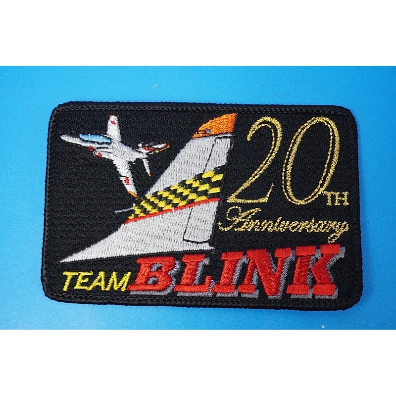 Patch JASDF T-4 TEAM BLINK 20th anniversary without hook and loop