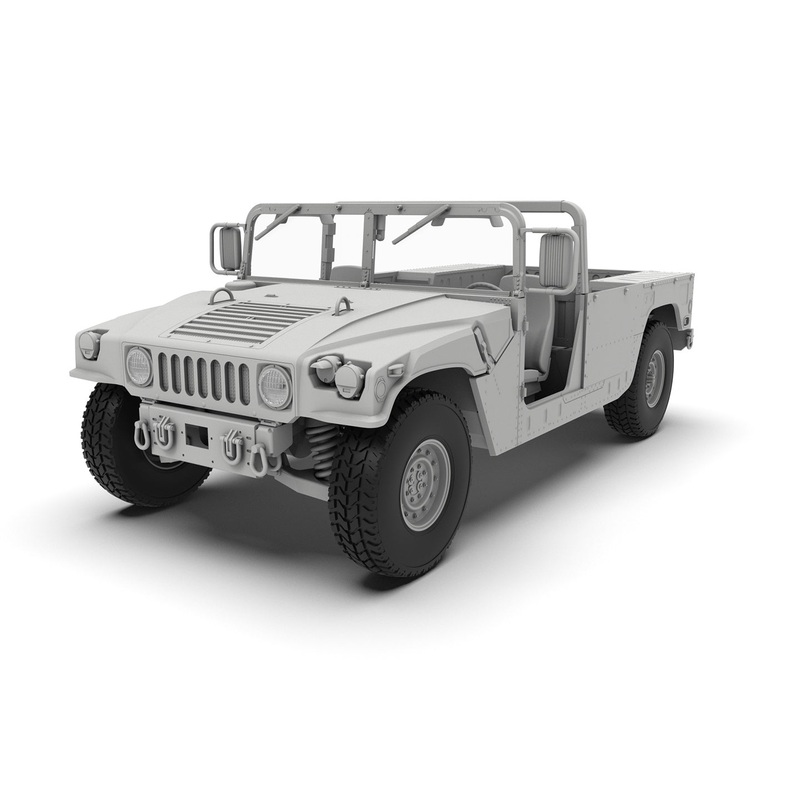 Humvee M1097A2 1/35 #35435 by ICM
