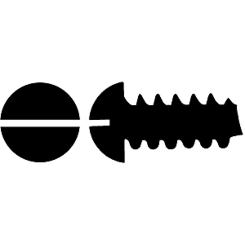 Walthers #2 Self-Tapping Steel Sheet Metal Screws (24 pk) #1189