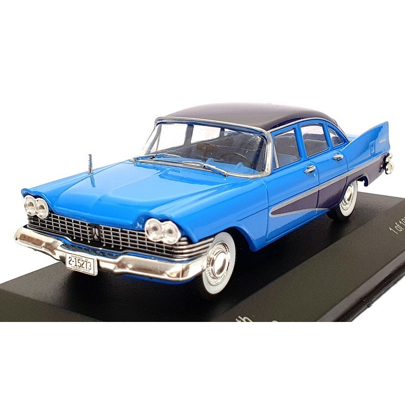 Whitebox 1/43 Scale Diecast WB222 – 1959 Plymouth Savoy – 2-Tone Blue