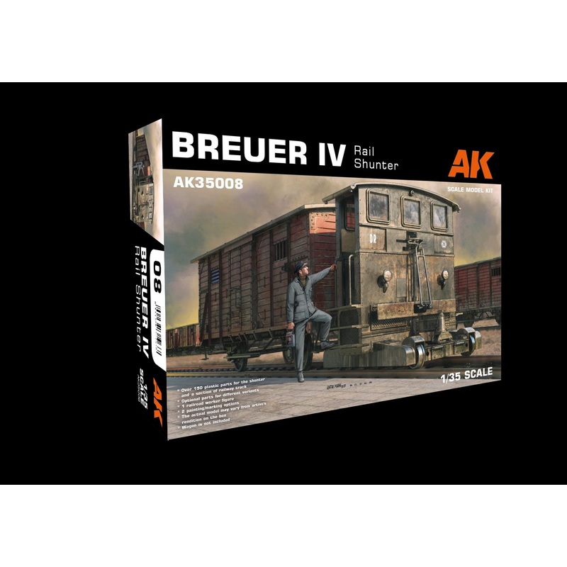 Breuer IV Rail Shunter 1/35 #35008 by AK Interactive