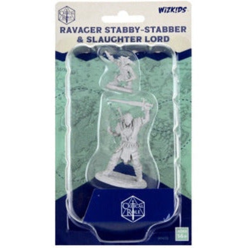 Critical Role Unpainted Mini – Ravager Stabby-Stabber & Slaughter Lord 90479