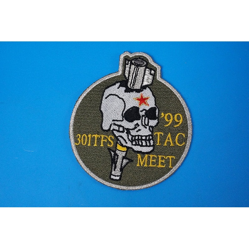 Patch JASDF 301TFS TAC MEET 1999 Skull without hook and loop