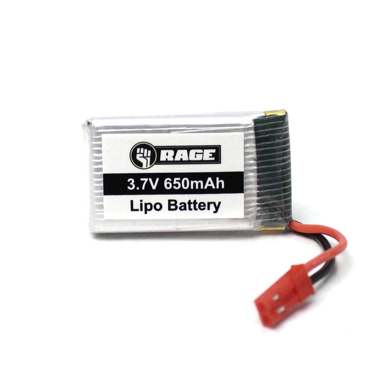 RageRC 1S 3.7V 650mAh Lipo Battery – RGR4054