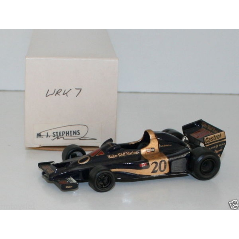 WESTERN MODELS SIGNED 1st VERSION – 1/43 SCALE WRK7 1977 WOLF WR1 #20 SCHECKTER