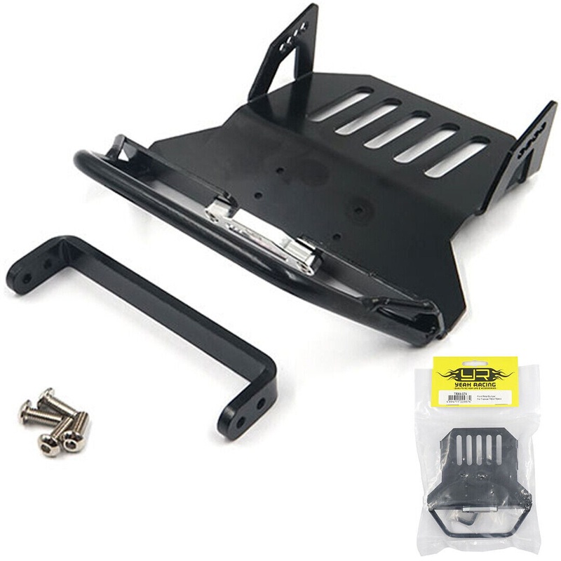 Yeah Racing Metal Front Bumper for Traxxas TRX-4/TRX-6 (Black) – YEA-TRX4-074