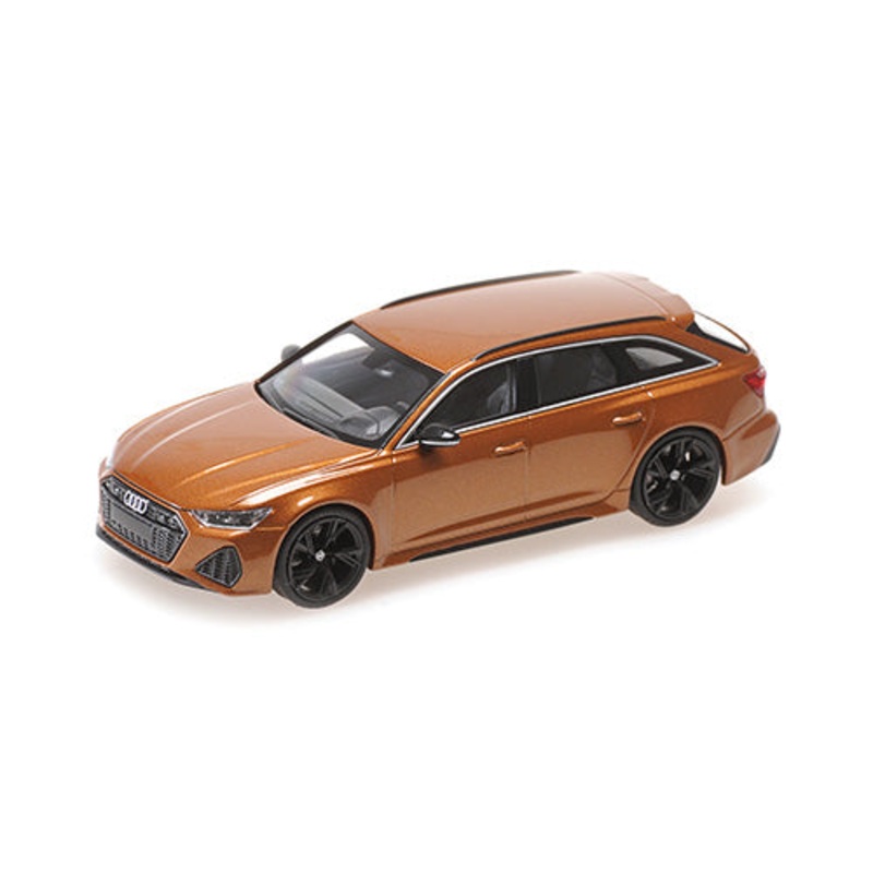 [ Back-order ] MINICHAMPS 410018018 1:43 Audi RS 6 Avant 2019 Brown Metallic model car
