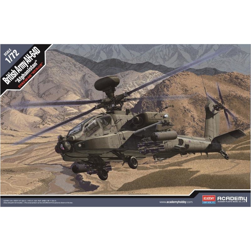 British Army AH-64 Afghanistan 1/72 #12537 by Academy