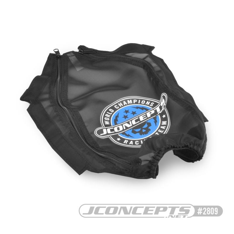 JConcepts Rustler 4×4, mesh, breathable chassis cover (Fits – Traxxas 4wd Rustler vehicles)
