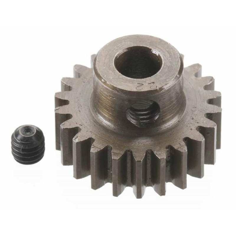 Pinion Gear (1): 22T .8 Mod 5mm Steel – RRP8722