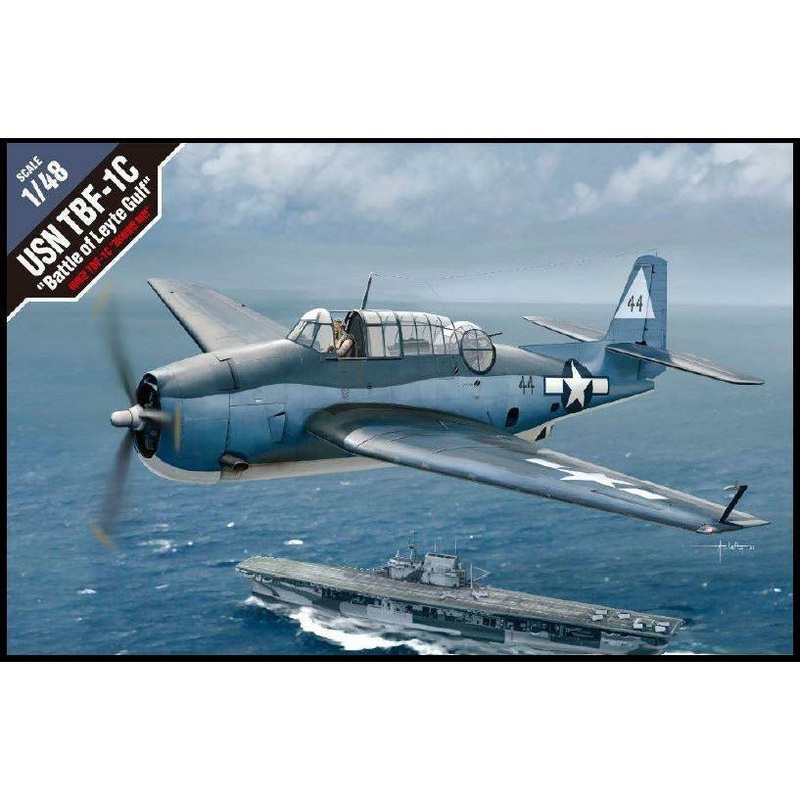 USN TBF-1C Battle of Leyte Gulf 1/48 #12340 by Academy