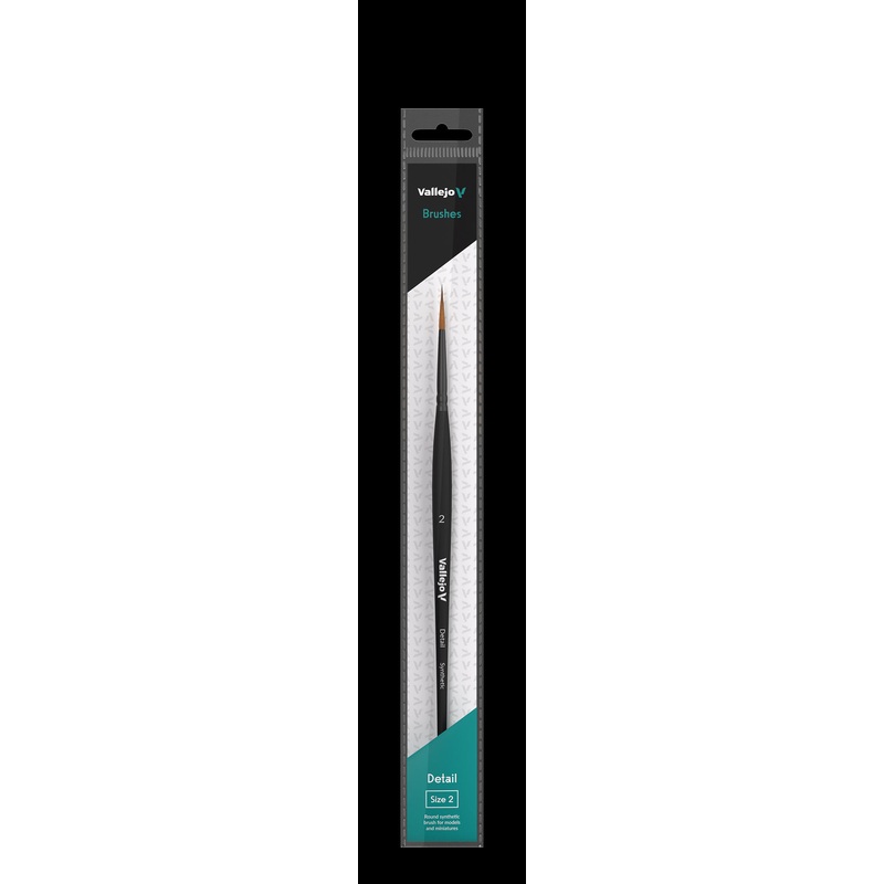 Vallejo Brush B02002 Round #2 Synthetic Hair