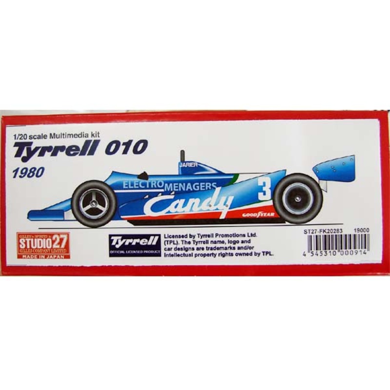 [ Back-order ] STUDIO27 FK20283 1:20 Tyrrell 010 1980 Multimedia Kit