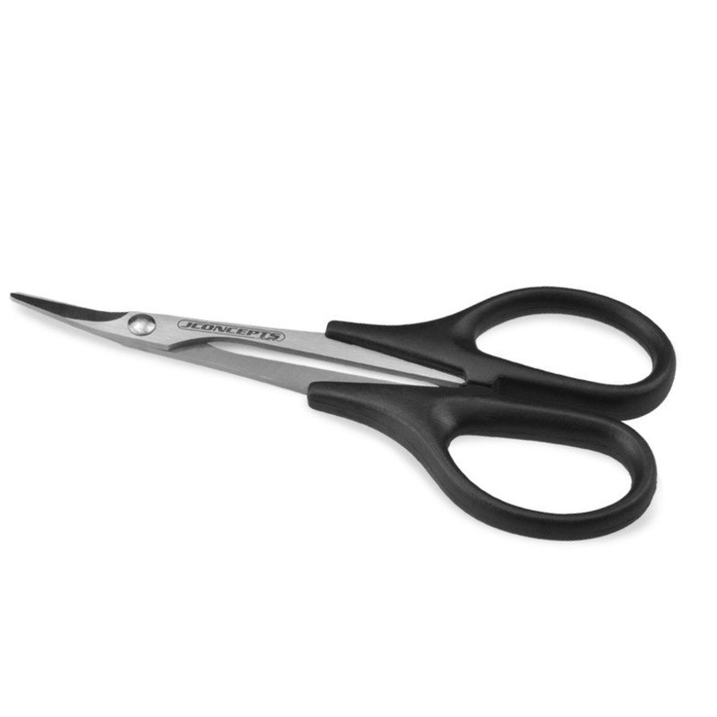JConcepts Stainless Steel Black Precision Curved Scissors – JCO2373