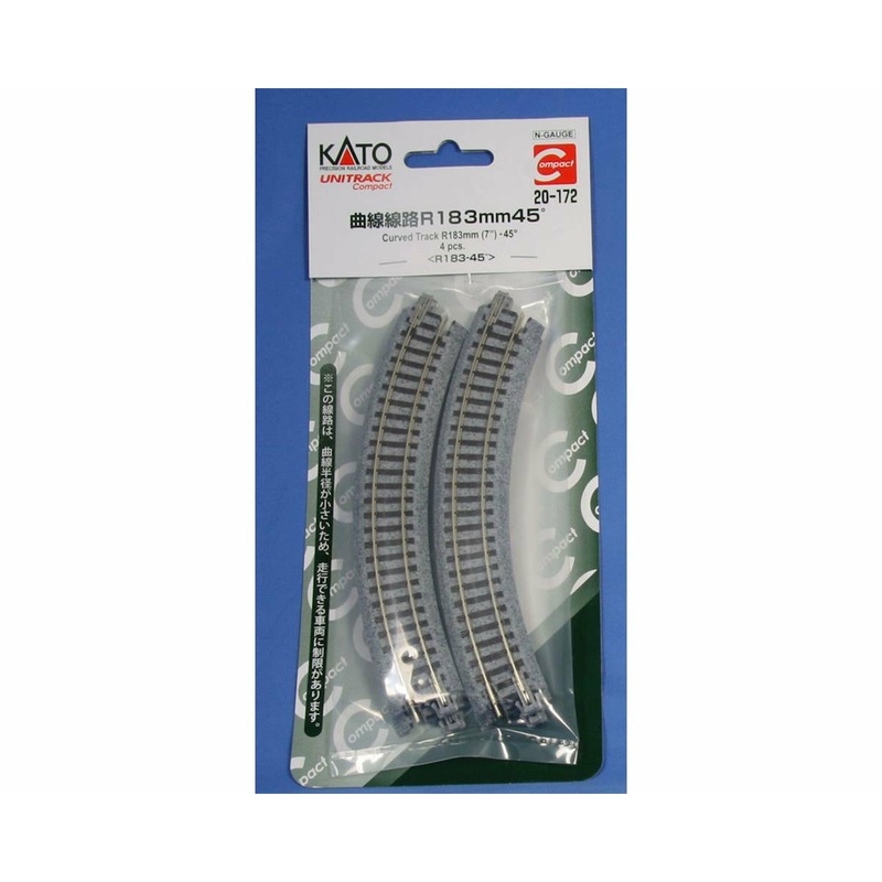 UniTrack N 183mm 7 Radius Curve 45-Degree (4)