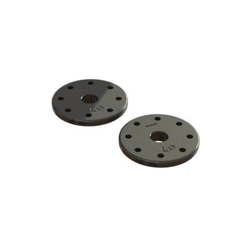 Machined Shock Piston (Tapered, 8×1.3mm Hole) (2pcs) – ARA330843
