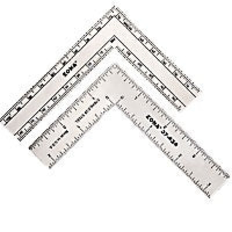 Zona S/S Ruler-3X4L-Square (P3) 37-434