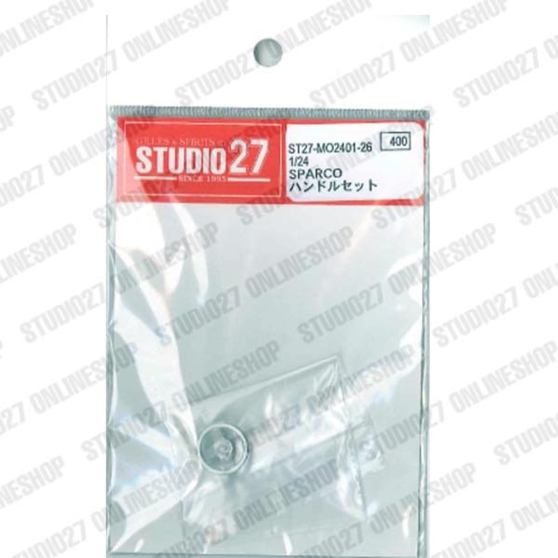 [ Back-order ] STUDIO27 MO2401-26 1:24 SPARCO STEERING WHEEL Detail Up Parts