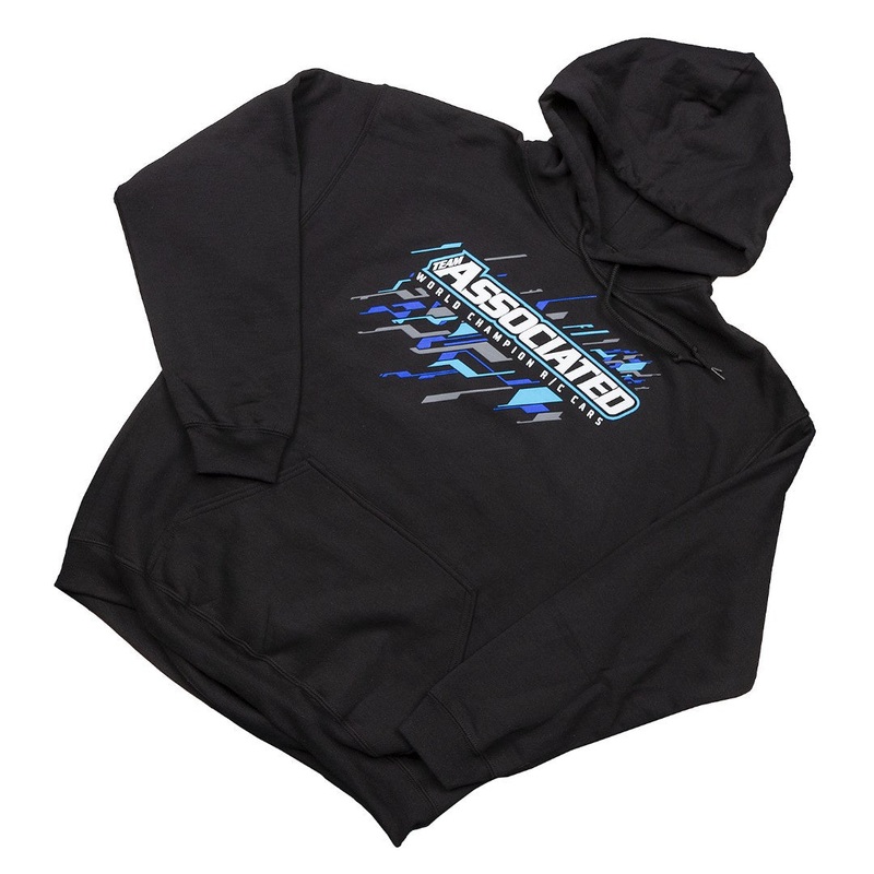 Team Associated Hoodie – Black Assorted Sizes
