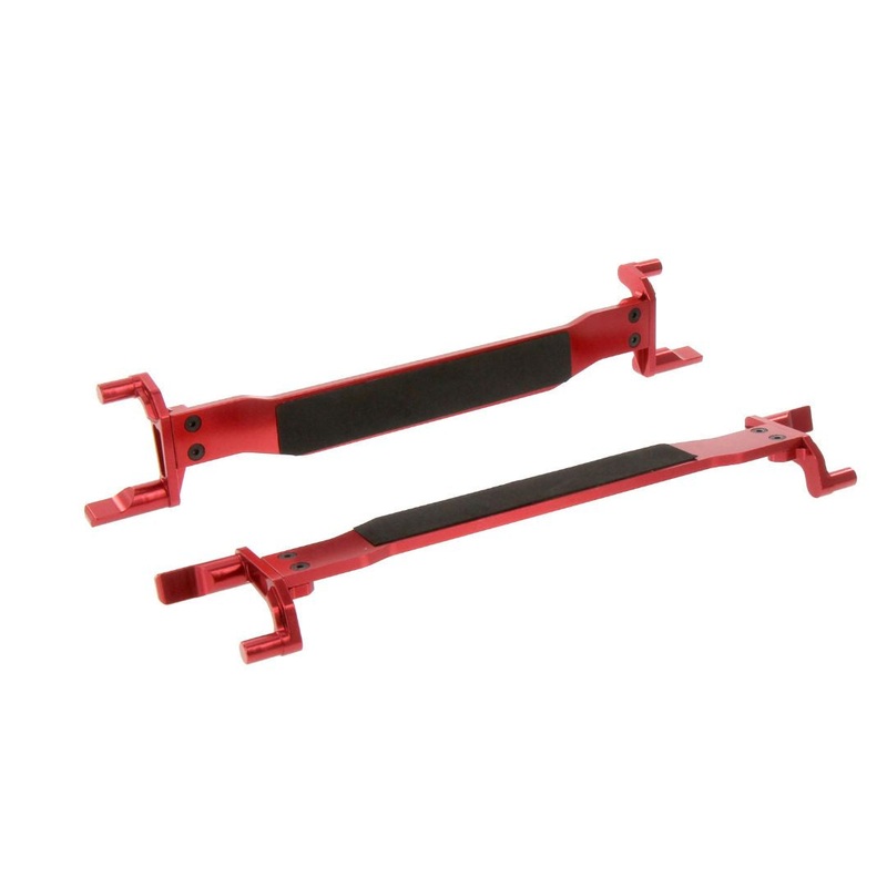 Atomik Traxxas X-Maxx Alloy Battery Hold Down – 2pcs, Red VEN4385R