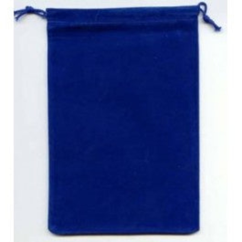 Chessex Dice Bag (Suedecloth) – Royal Blue CHX02376