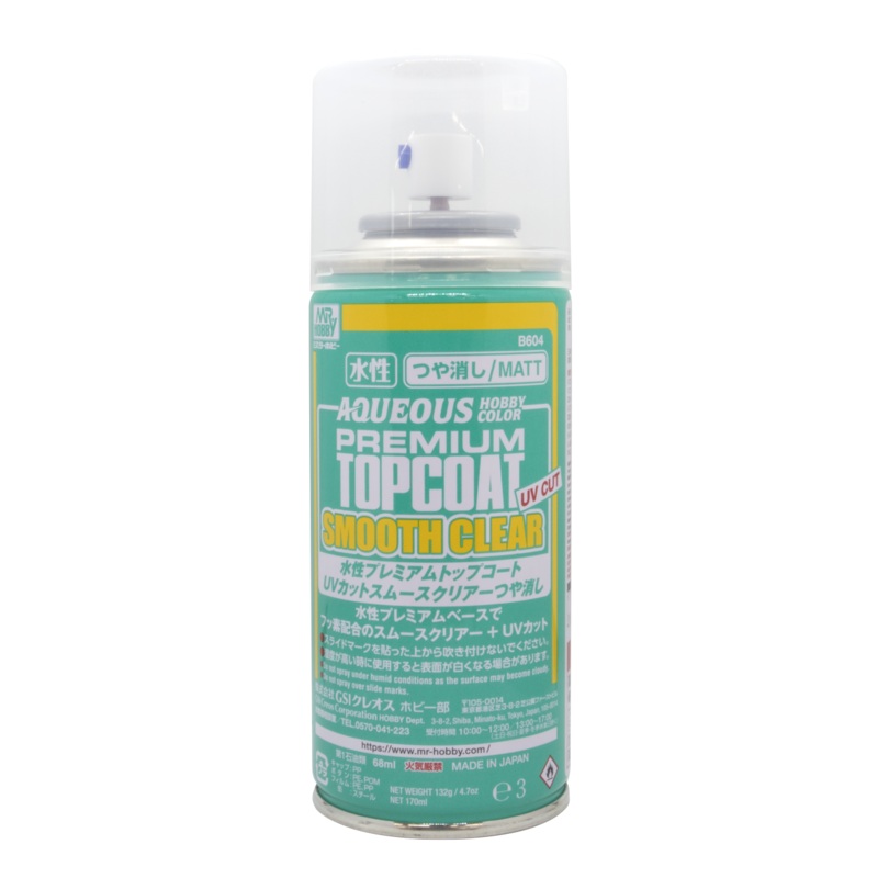 Mr. Aqueous Premium Top Coat UV-Cut Smooth Clear