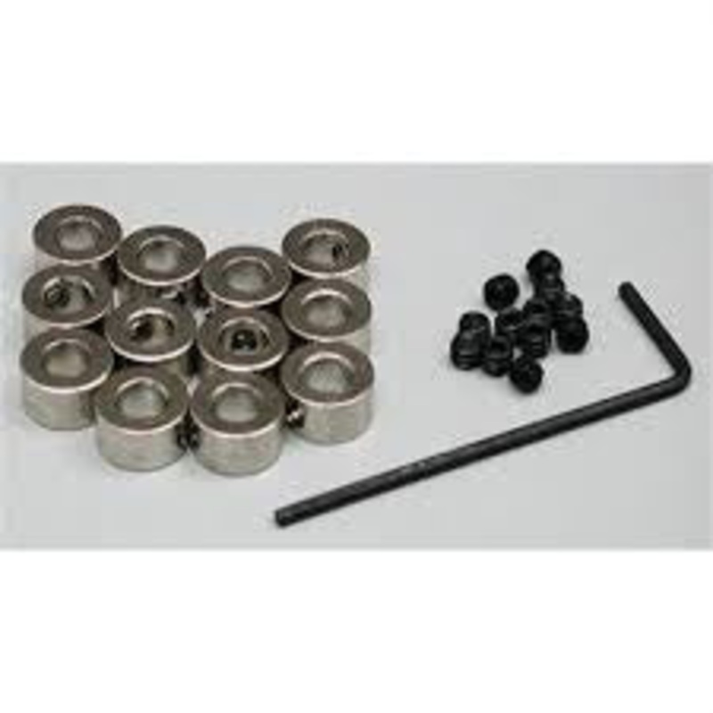 Du-Bro Plated Brass Dura-Collars Bulk –  3/16 (QTY: 12) DUB599