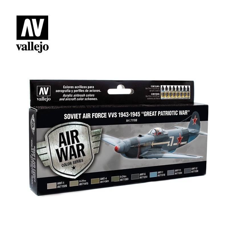 VAL71198 Soviet Air Force VVS 1943-1945 Great Patriotic War Paint Set