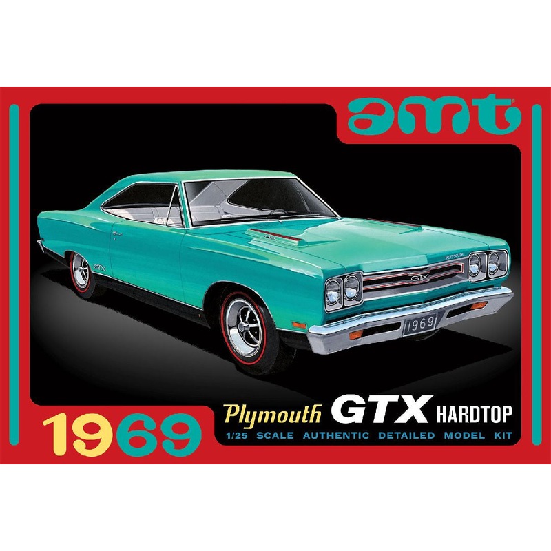 1969 Plymouth GTX Hardtop 1/25 #1483 by AMT