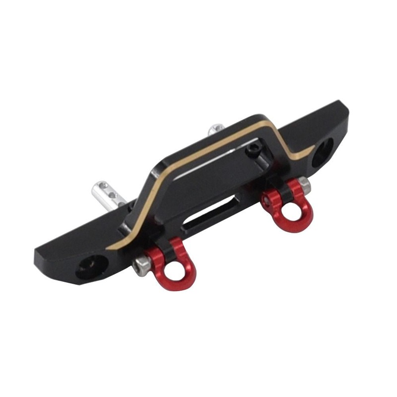 Bumper Front (1): Black/Gold Aluminum – HDTSCX24-66